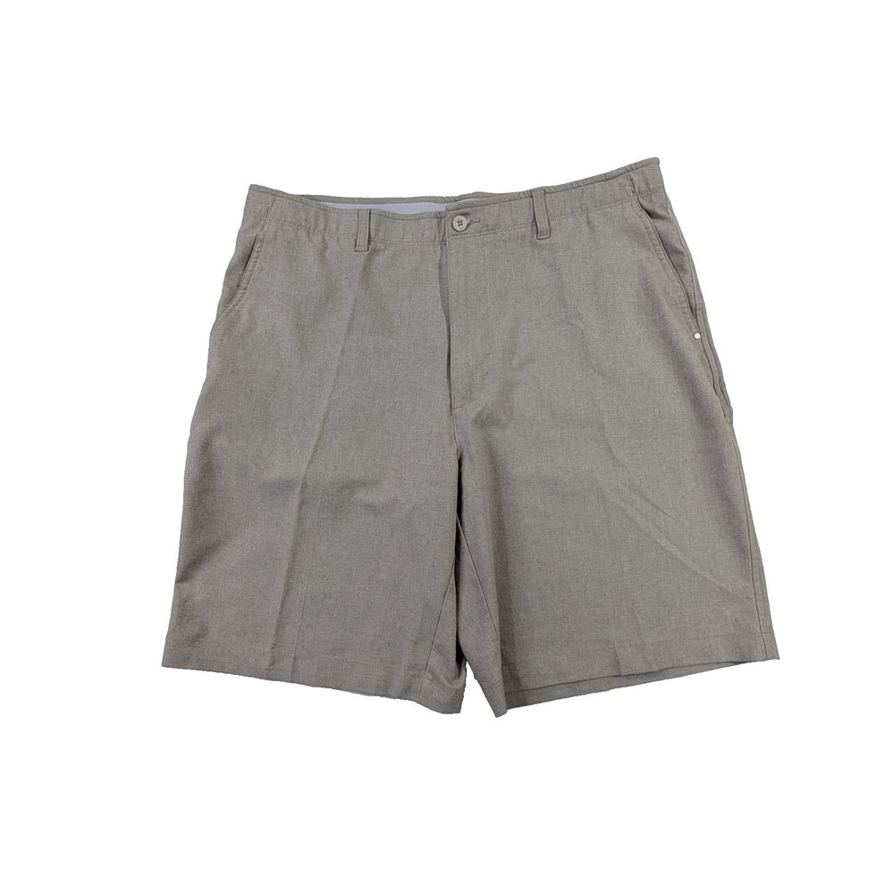 Bolle Golf‎ Tech Shorts Mens 36 Beige Stretch Quick Dry Active Casual Athleisure